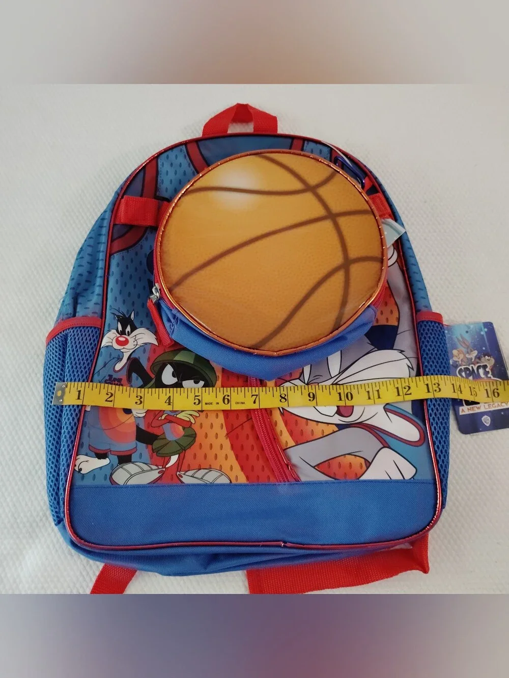Space Jam A New Legacy Backpack Insulated Lunch Bag Zipper Closure Boys